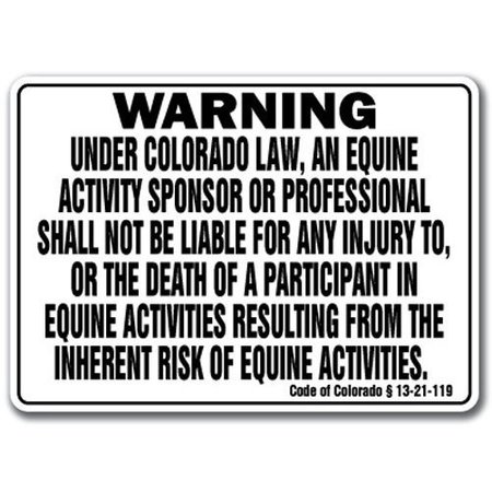 SIGNMISSION 14 in Height, Aluminum, 14" x 10", WS-A-1014-Colorado WS-A-1014-Colorado